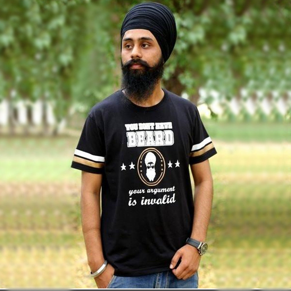 Beard Argument quote Punjabi T Shirt