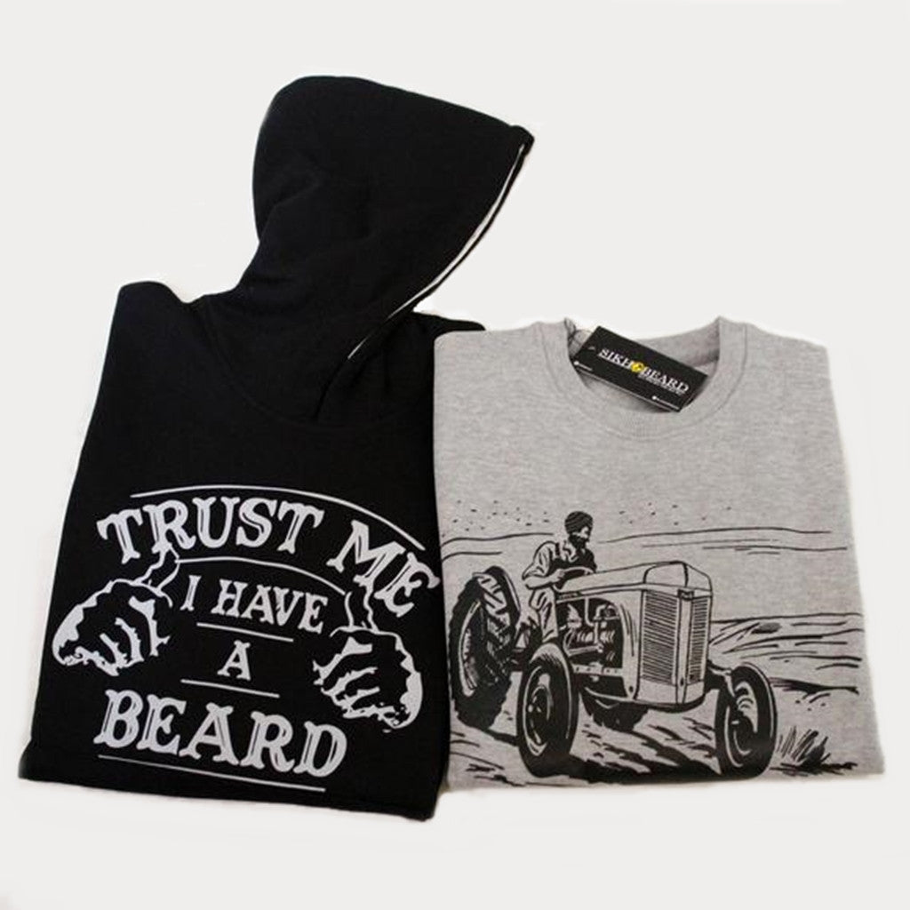 Beard Hoodie and Landlord Punjabi Sweatshirt pack