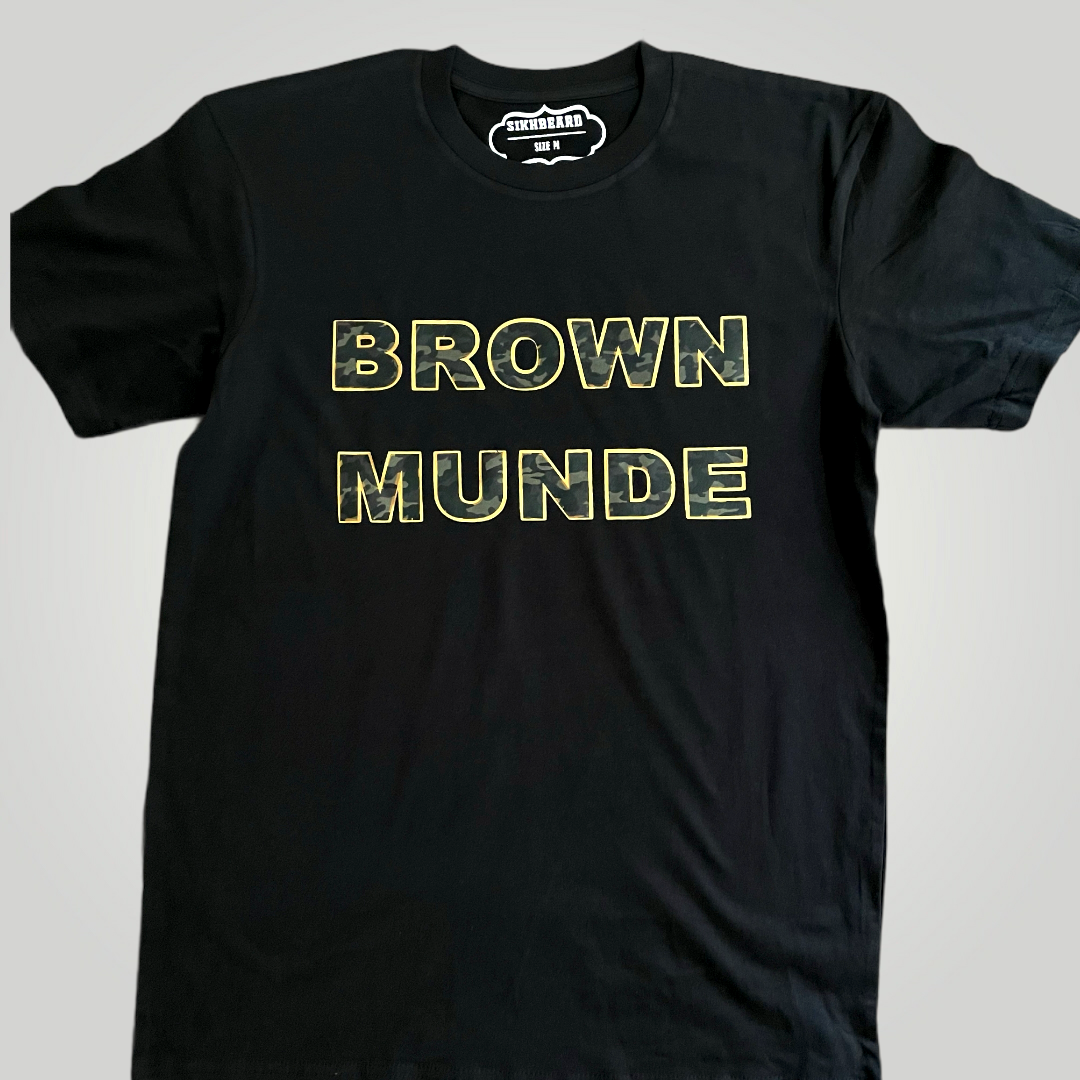 Brown Munde Camo T-Shirt