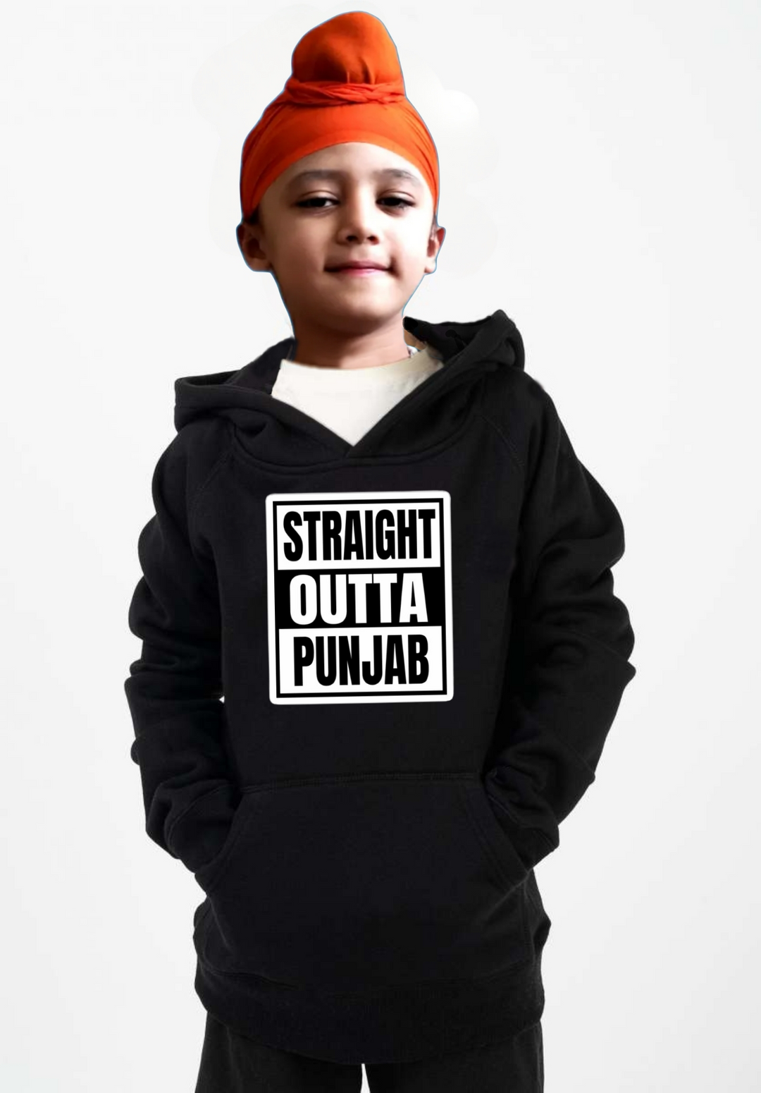 Kids Straight outta Punjab Hoodie