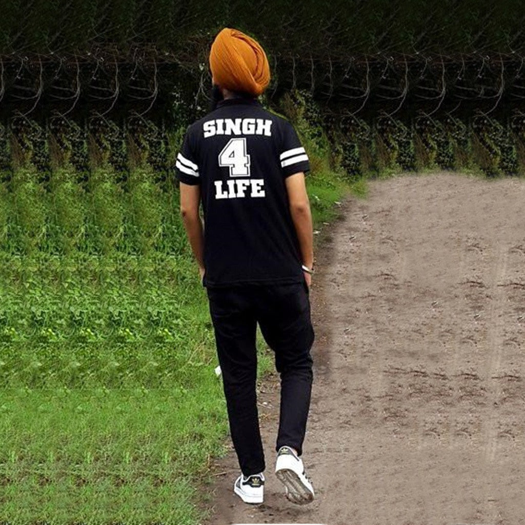 Singh Life Punjabi Sikh Polo Tshirt